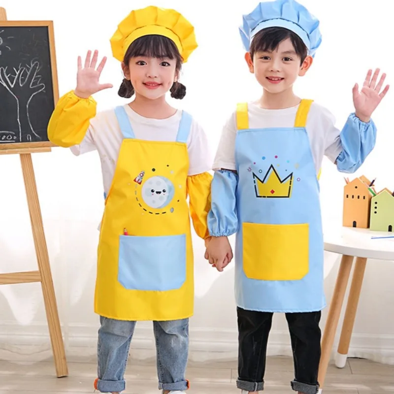 Kitchen Baking Drawing - طقم مريلة مطبخ للأطفال من 3