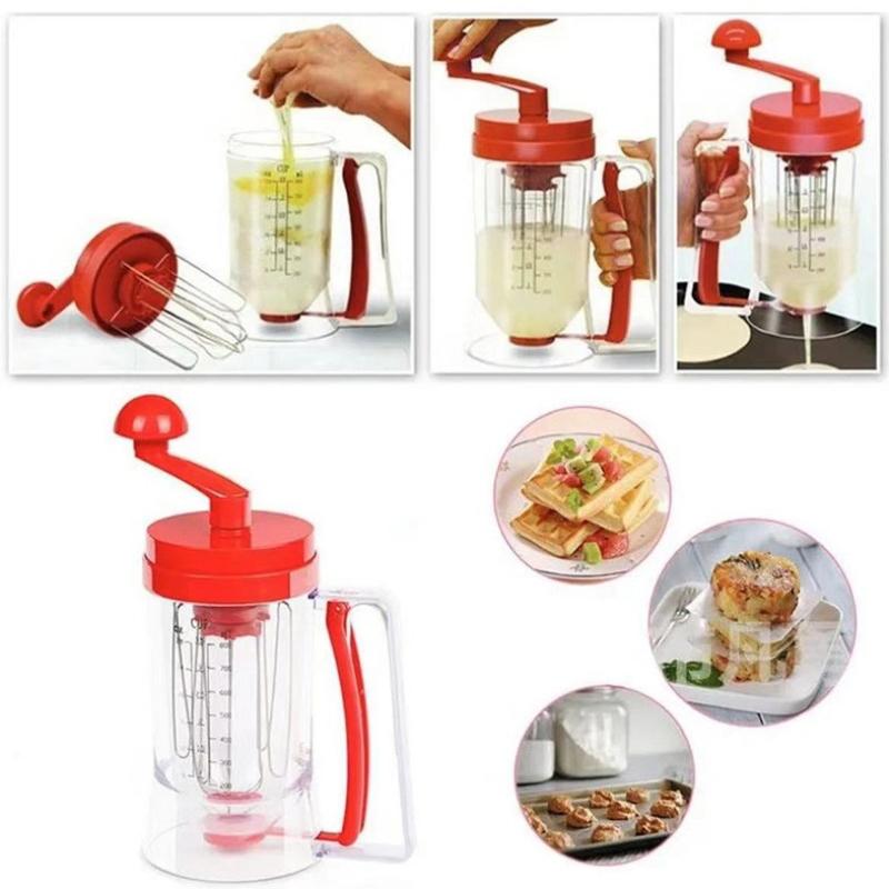 Kitchen.Baking Labels - موزع يدوي مع ملصق قياس، أداة