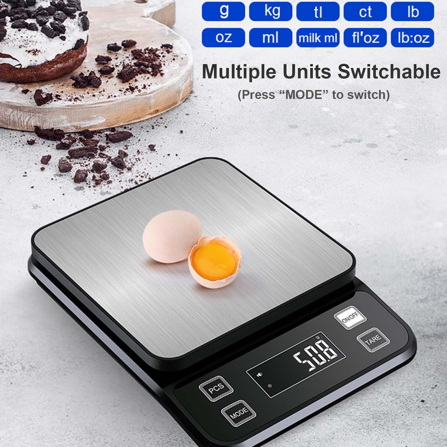 Kitchen Scale Precise - ميزان مطبخ رقمي جديد مقاوم للماء