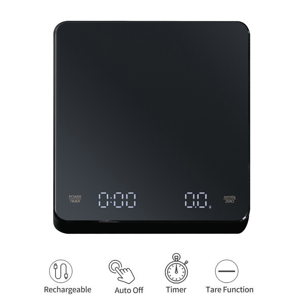 Kitchen Scale Precise - ميزان قهوة رقمي مع مؤقت شاشة