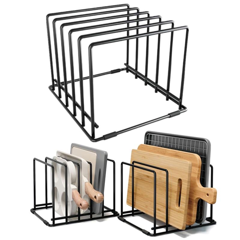 Kitchen Baking Tray Organiser - منظم أطباق المخبوزات وحامل ألواح التقطيع