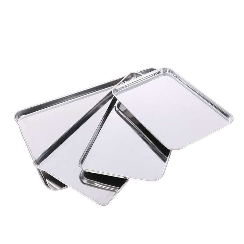 طبق مستطيل من الفولاذ المقاوم  - مراجعة Kitchen Baking Tray Organiser وسعره