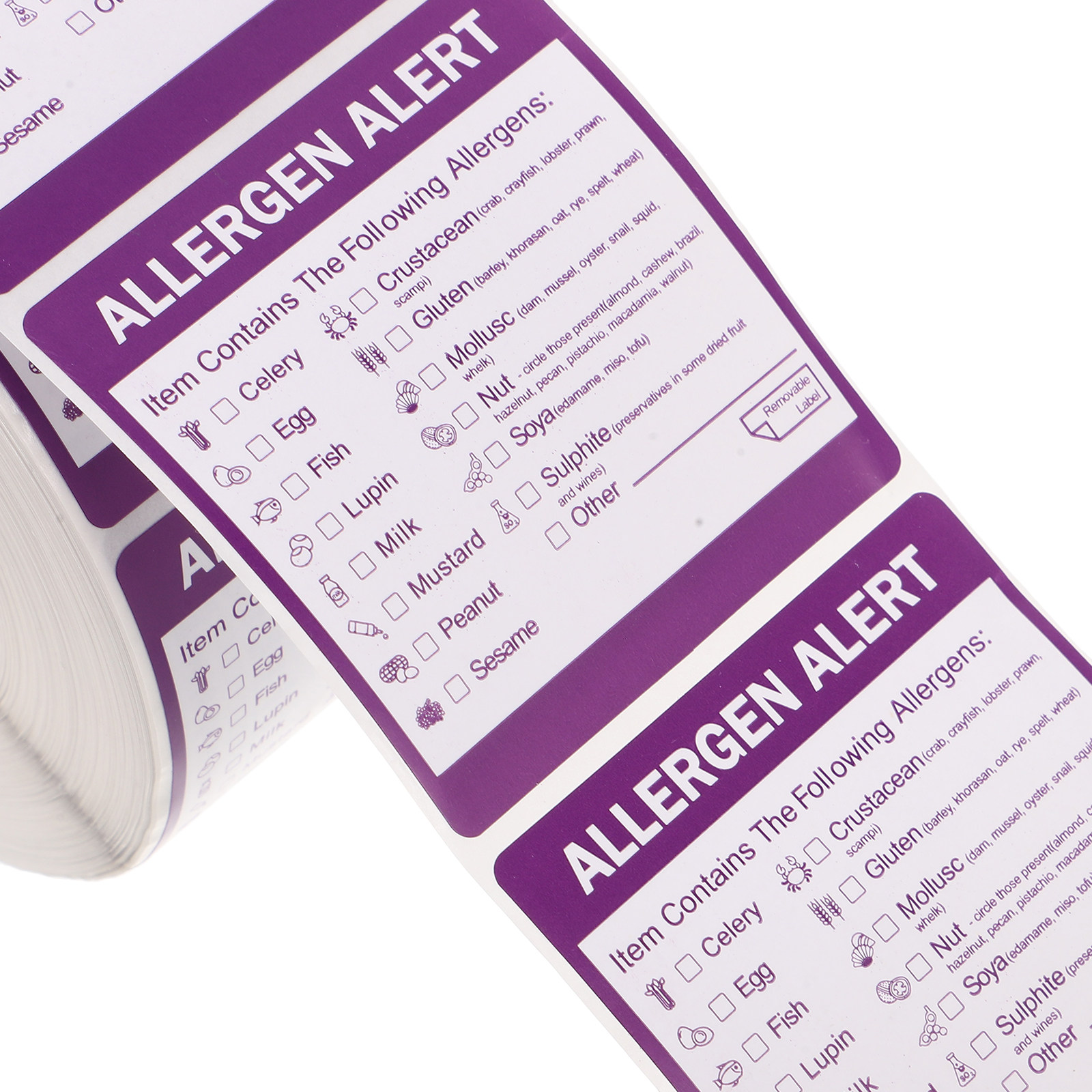 ملصقات تسمية الحساسية الغذائية - مراجعة Kitchen.Baking Labels وسعره
