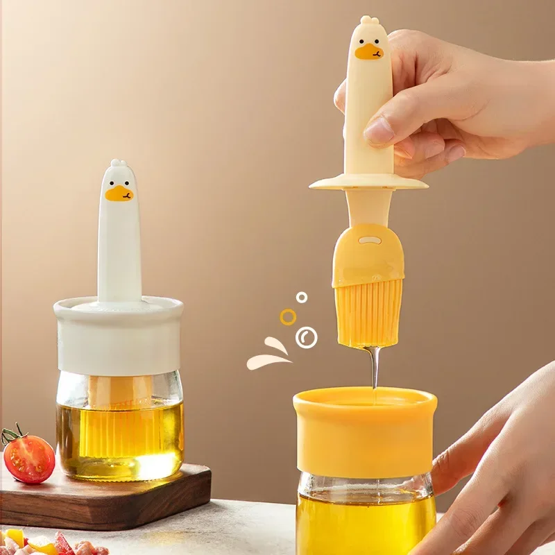 فرشاة زيت سيليكون للمطبخ مع زج - مراجعة Kitchen Baking Brush وسعره