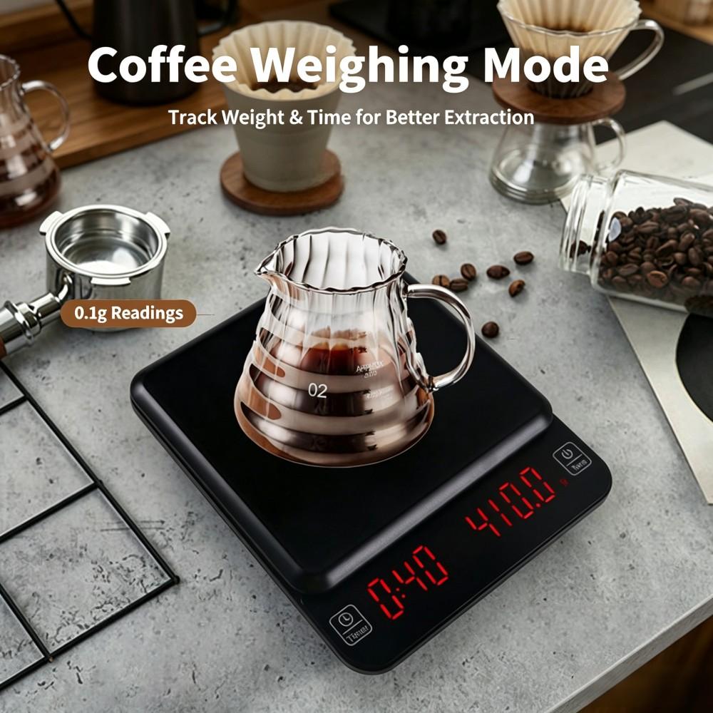 ميزان قهوة رقمي عالي الدقة 3 ك - مراجعة Kitchen With Baking Area وسعره