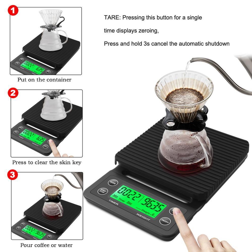 ميزان قهوة إلكتروني محمول عالي - مراجعة Kitchen Scale Precise وسعره