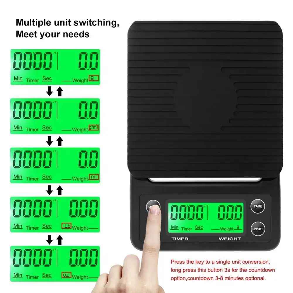 ميزان قهوة إلكتروني محمول عالي - مراجعة Kitchen Scale Precise وسعره