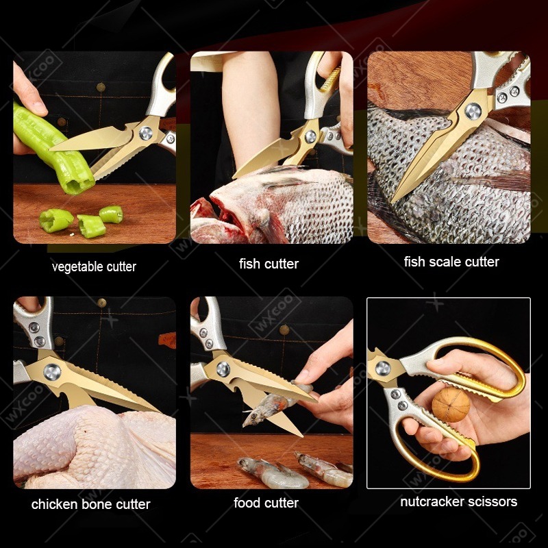 مقص مطبخ من الفولاذ المقاوم لل - مراجعة Kitchen Jobs وسعره
