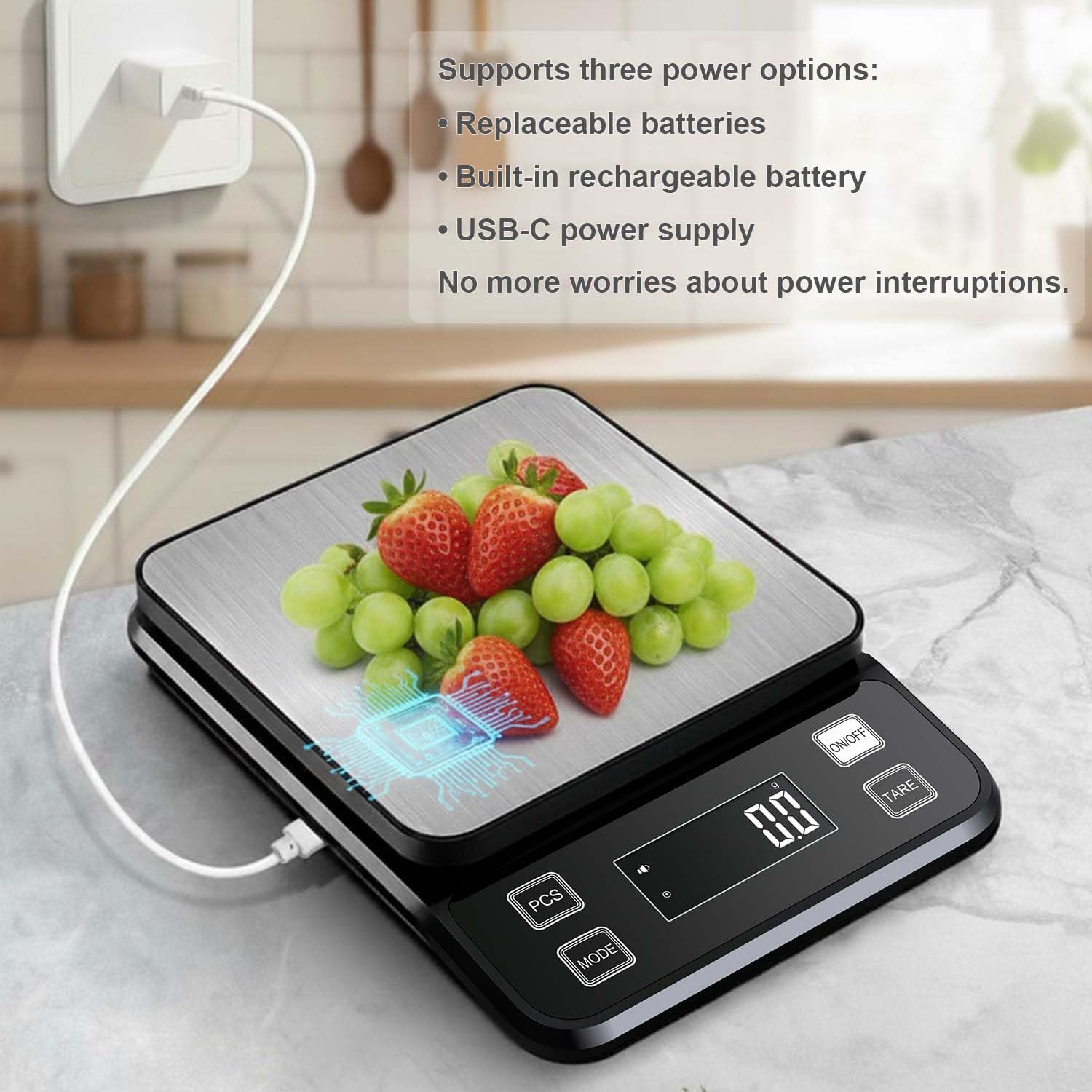 ميزان مطبخ رقمي جديد مقاوم للم - مراجعة Kitchen Scale Precise وسعره