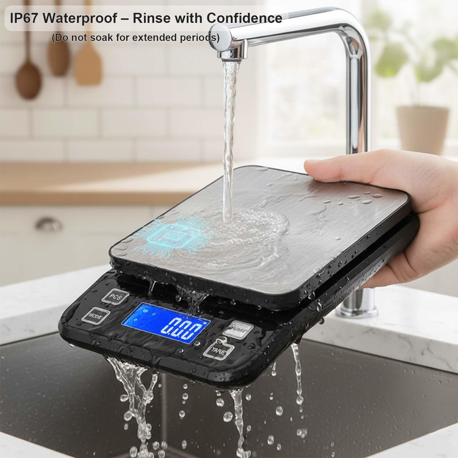 ميزان مطبخ رقمي جديد مقاوم للم - مراجعة Kitchen Scale Precise وسعره