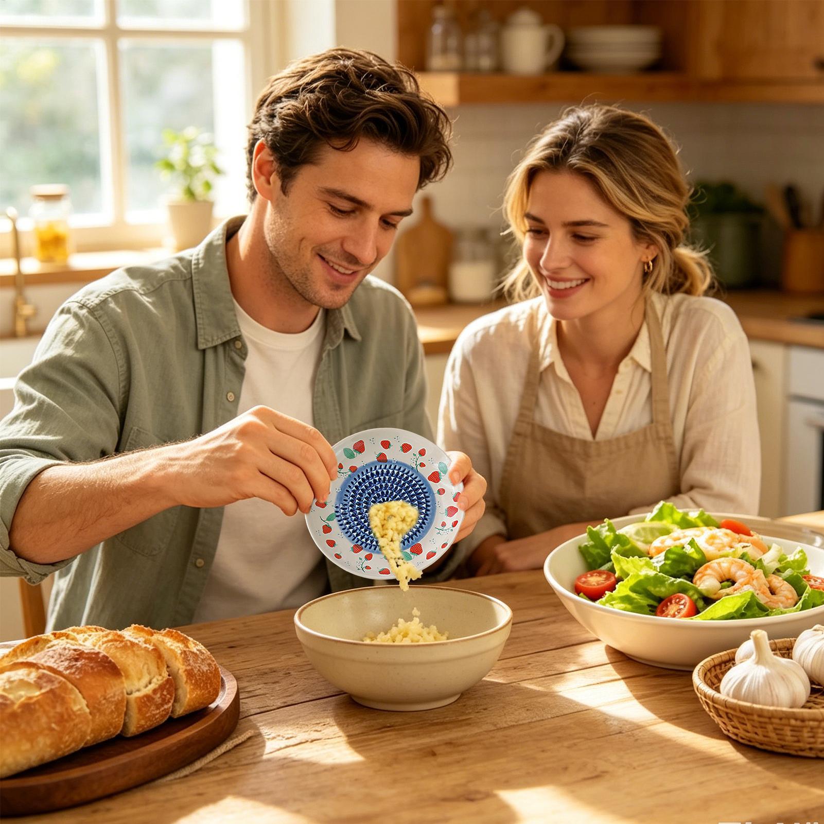 مبشرة الثوم والزنجبيل السيرامي - مراجعة Kitchen Job وسعره