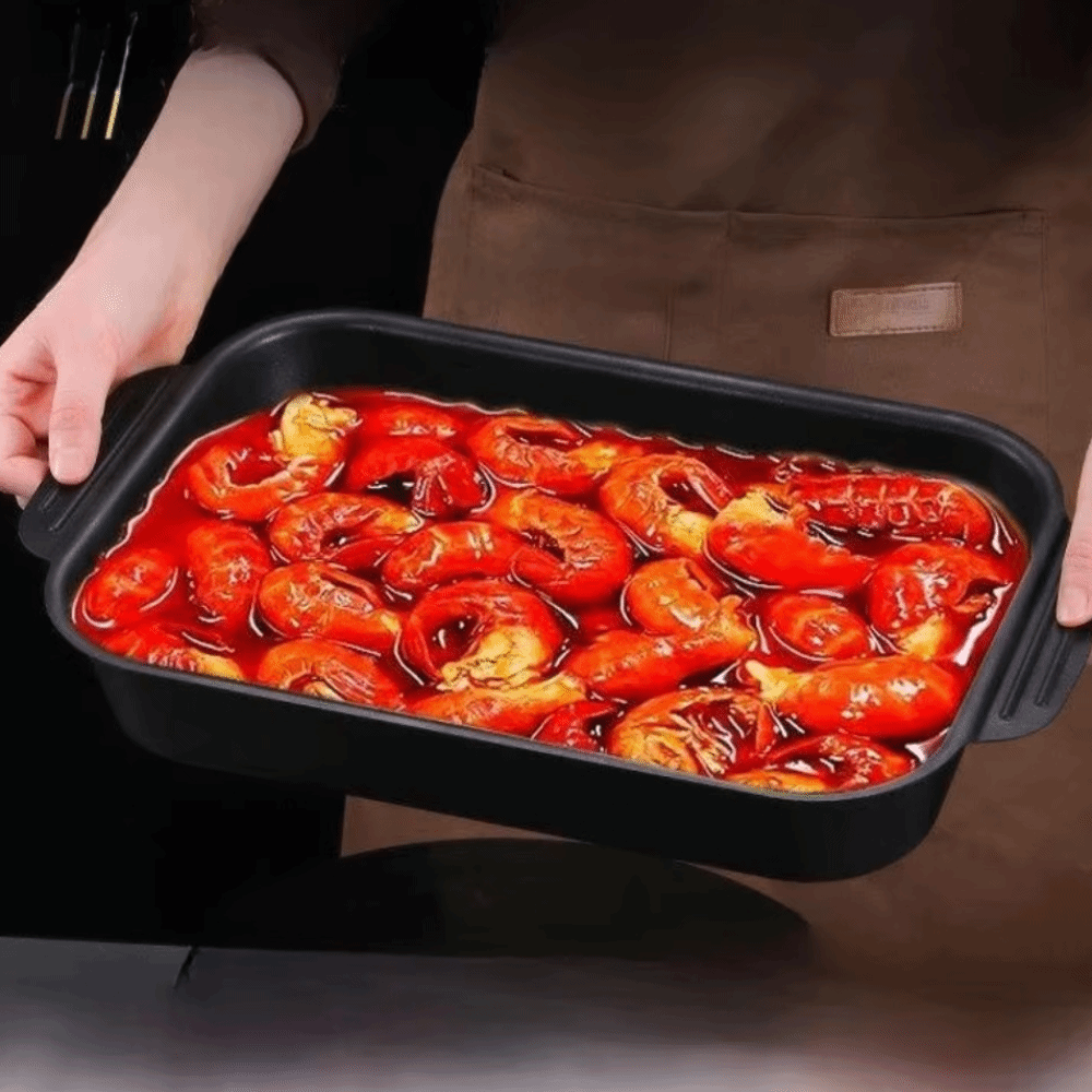 صينية شواء عالمية من الفولاذ ا - مراجعة Kitchen Baking Tray Organiser وسعره