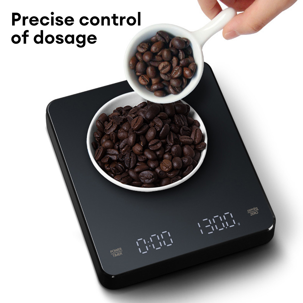 ميزان قهوة رقمي مع مؤقت شاشة L - مراجعة Kitchen Scale Precise وسعره