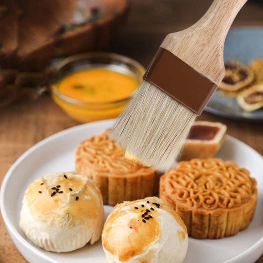 فرشاة شواء بمقبض خشبي ، إكسسوا - مراجعة Kitchen Baking Brush وسعره