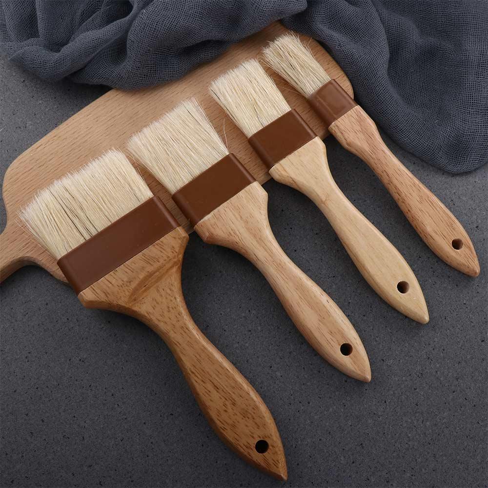 فرشاة شواء بمقبض خشبي ، إكسسوا - مراجعة Kitchen Baking Brush وسعره