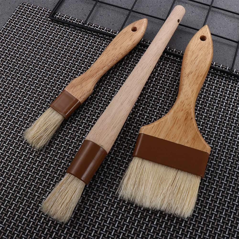فرشاة شواء بمقبض خشبي ، إكسسوا - مراجعة Kitchen Baking Brush وسعره