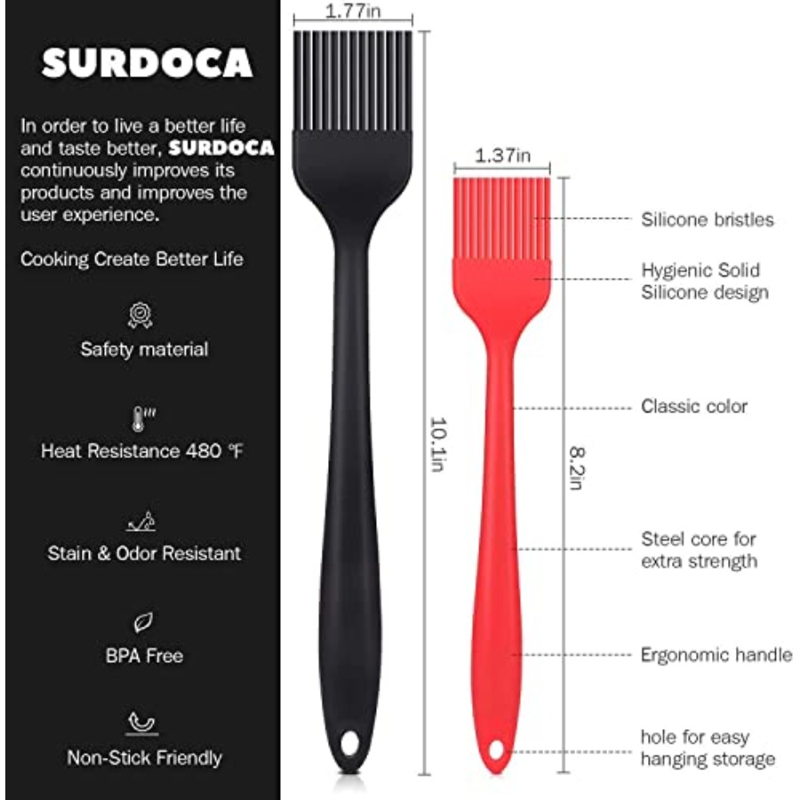فرشاة سيليكون للعجن والدهن - ق - مراجعة Kitchen Baking Brush وسعره