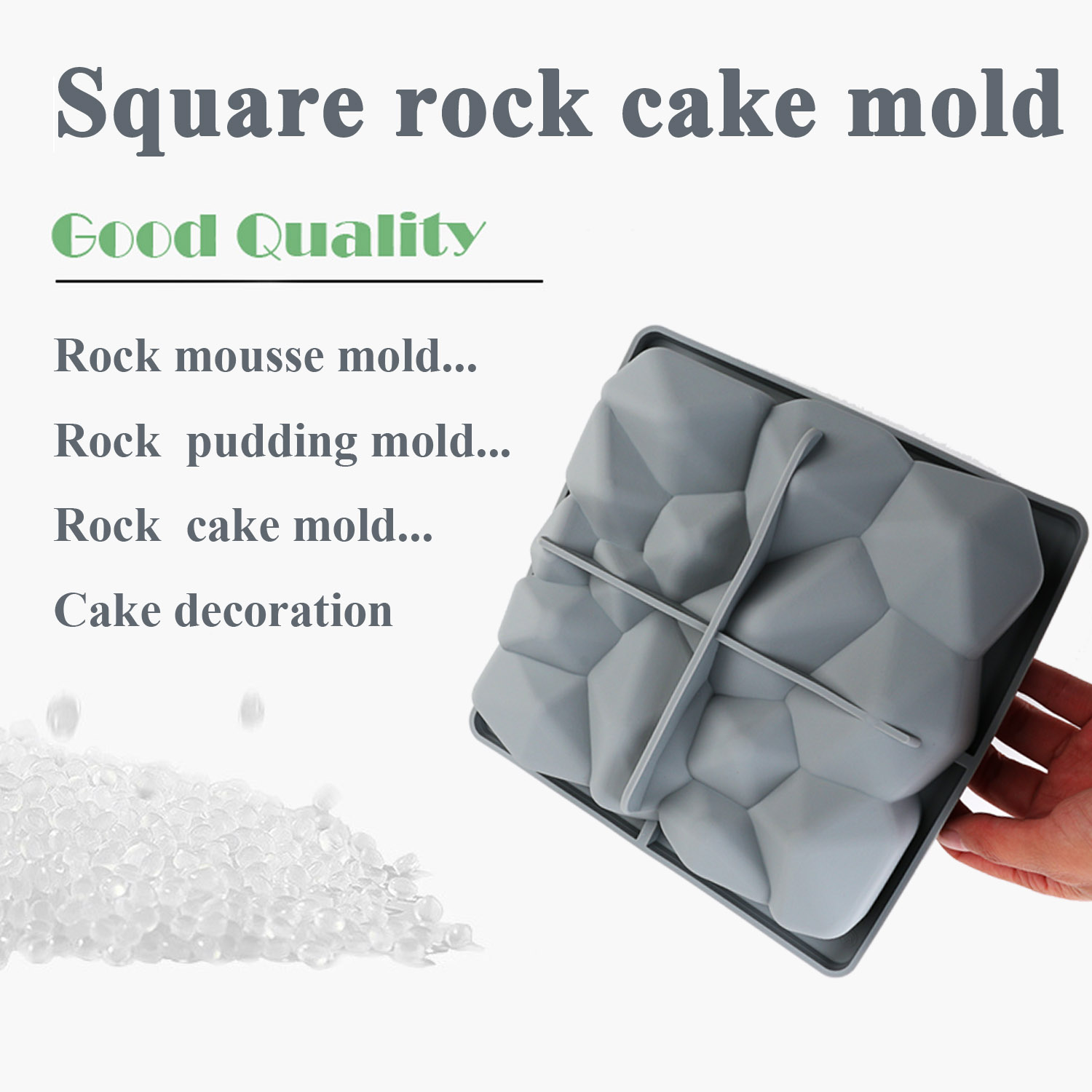 مجموعة قوالب كيك سيليكون مربعة - مراجعة Kitchen Baking Must Haves وسعره