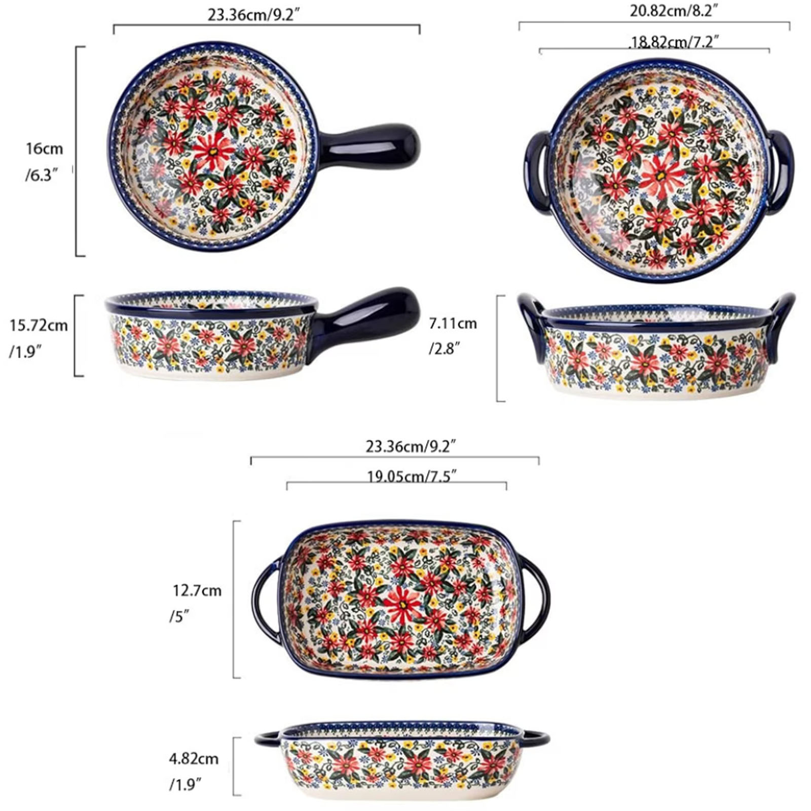 صينية خبز سيراميك مزخرفة بالزه - مراجعة Kitchen Baking Must Haves وسعره