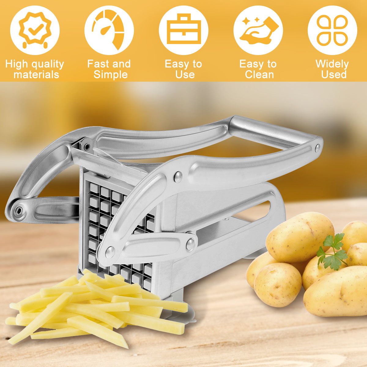 قطاعة القلي الفرنسية المصنوعة  - مراجعة Kitchen Job وسعره