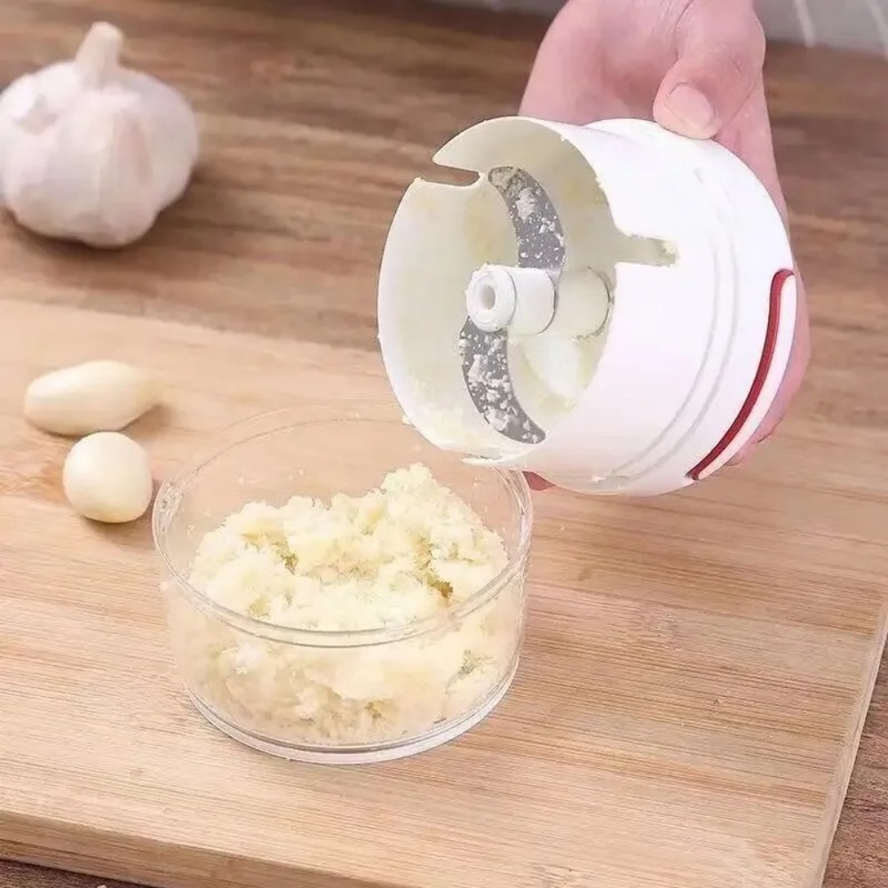 هراسة ثوم يدوية متعددة الوظائف - مراجعة Kitchen Job وسعره